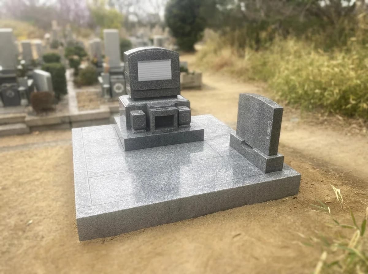 洋型墓石（御影石）